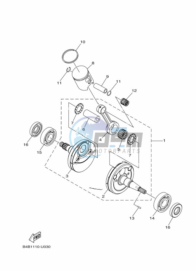 CRANKSHAFT & PISTON