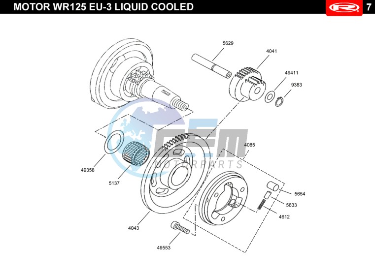 STARTER CLUTCH  EURO3