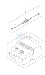 DF 9.9B drawing Fuel Tank