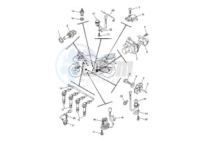 YZF R1 1000 drawing ELECTRICAL DEVICES