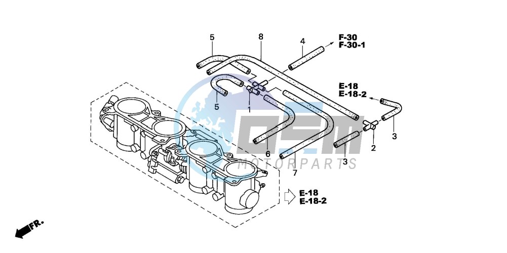 THROTTLE BODY (TUBING)