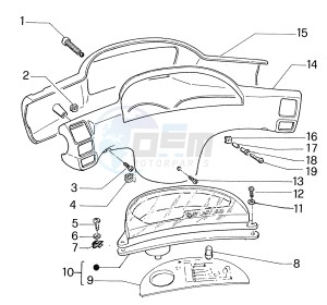 Zip & Zip 100 drawing Handlebar cover