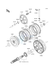 ER 650 C [ER-6N](9F) C9F drawing CLUTCH