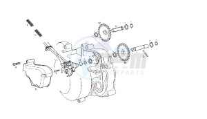 SENDA SM X-TREM - 50 CC 2T EU2 drawing OIL PUMP