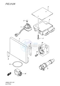 AN650 BURGMAN EU drawing ELECTRICAL