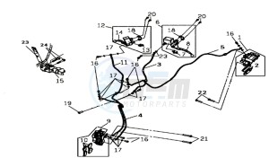 JOYMAX Z 125 (LW12W1-EU) (L9-M0) drawing FR.-RR. BRAKE / JOYMAX Z 125 (LW12W1-EU) (L9-M0)