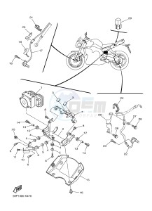 FZ8-NA FZ8 (NAKED, ABS) 800 (59P9) drawing ELECTRICAL 3