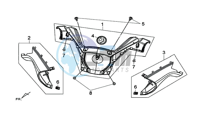 UPPER HANDLE COVER