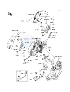 ER-6n ER650A6S GB XX (EU ME A(FRICA) drawing Cowling