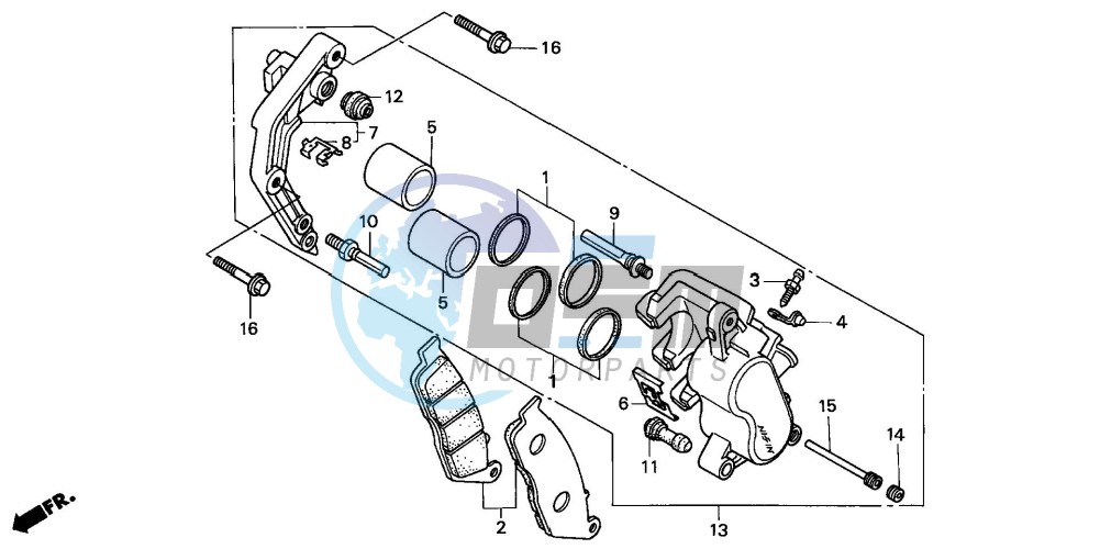 FRONT BRAKE CALIPER