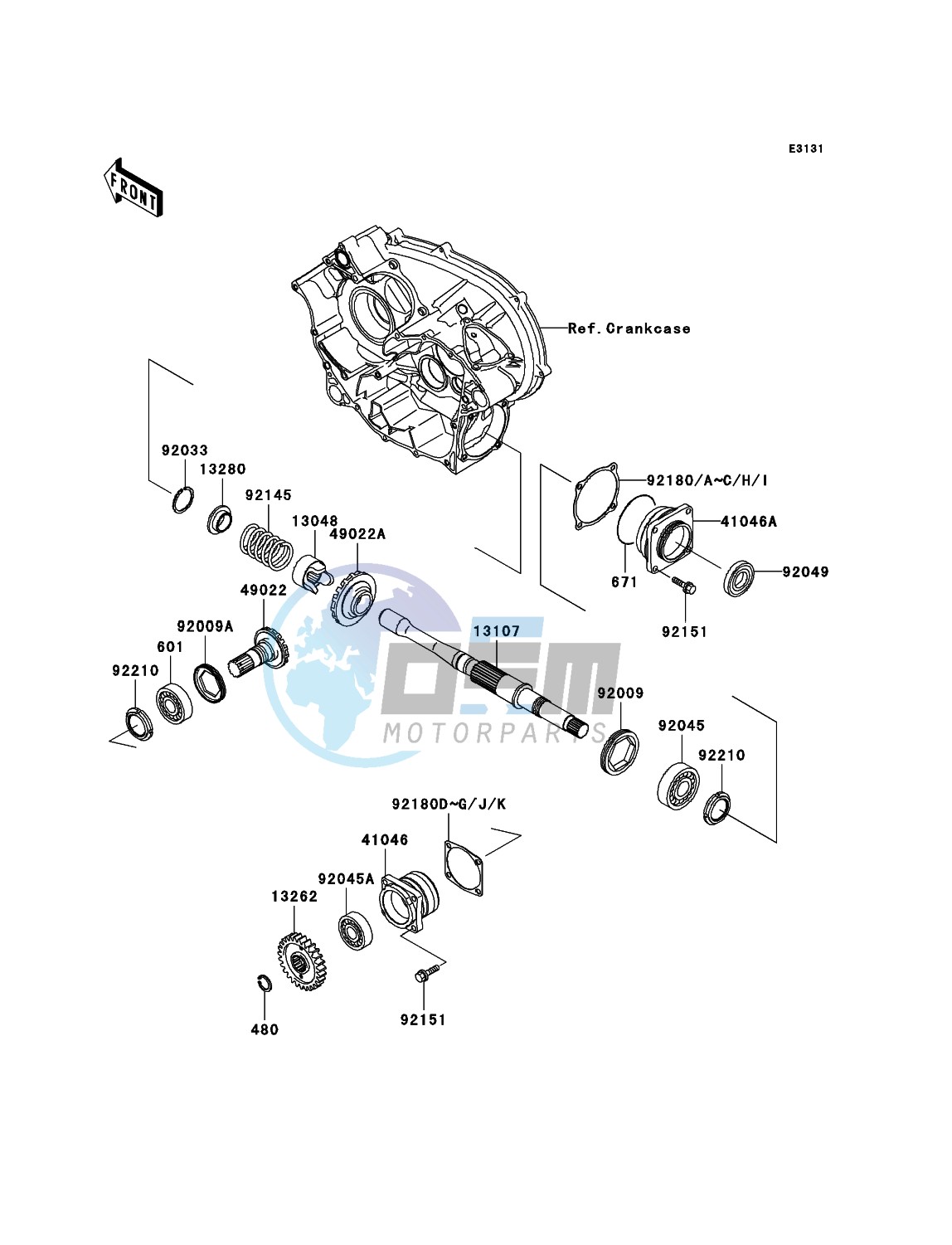 Front Bevel Gear