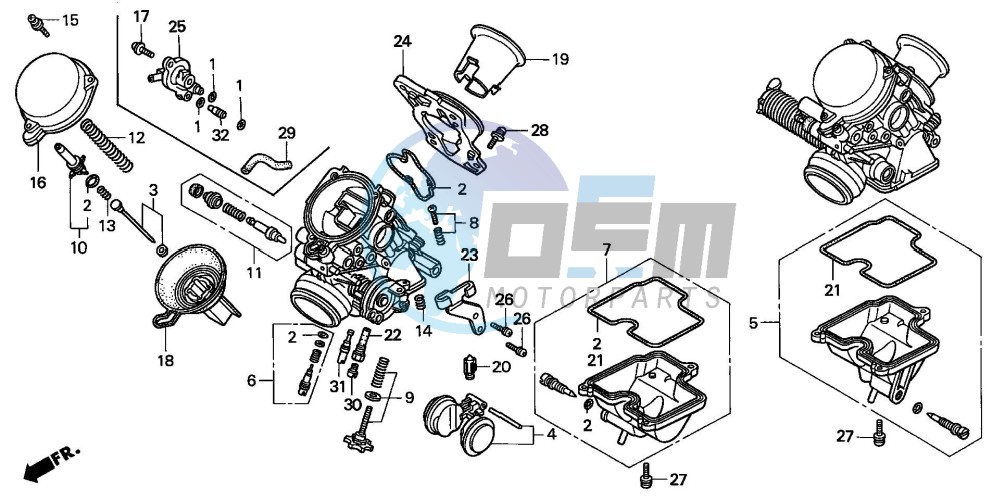 CARBURETOR (COMPONENT PARTS)