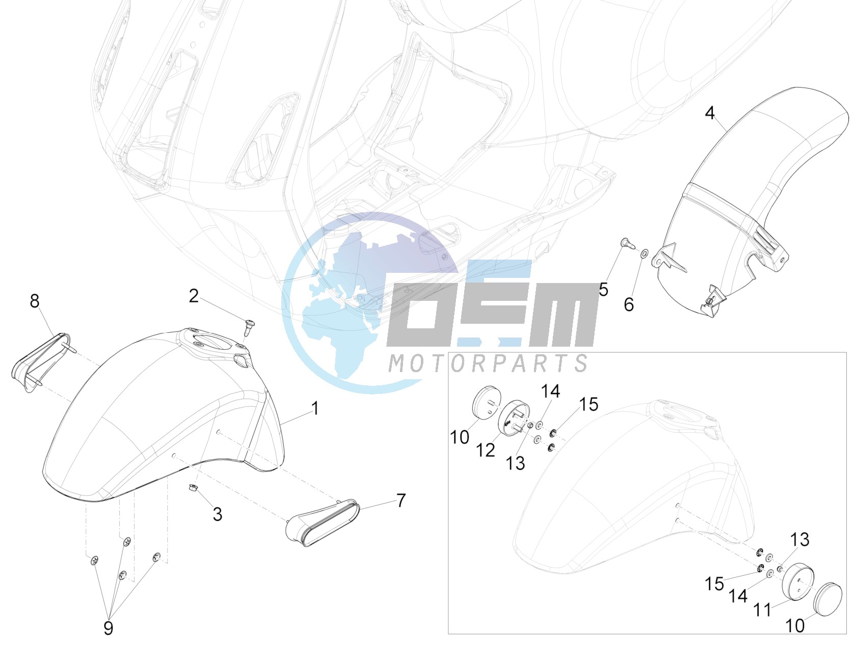 Wheel huosing - Mudguard