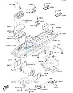 JF 650 A [X2] (A3) [X2] drawing HULL FITTINGS