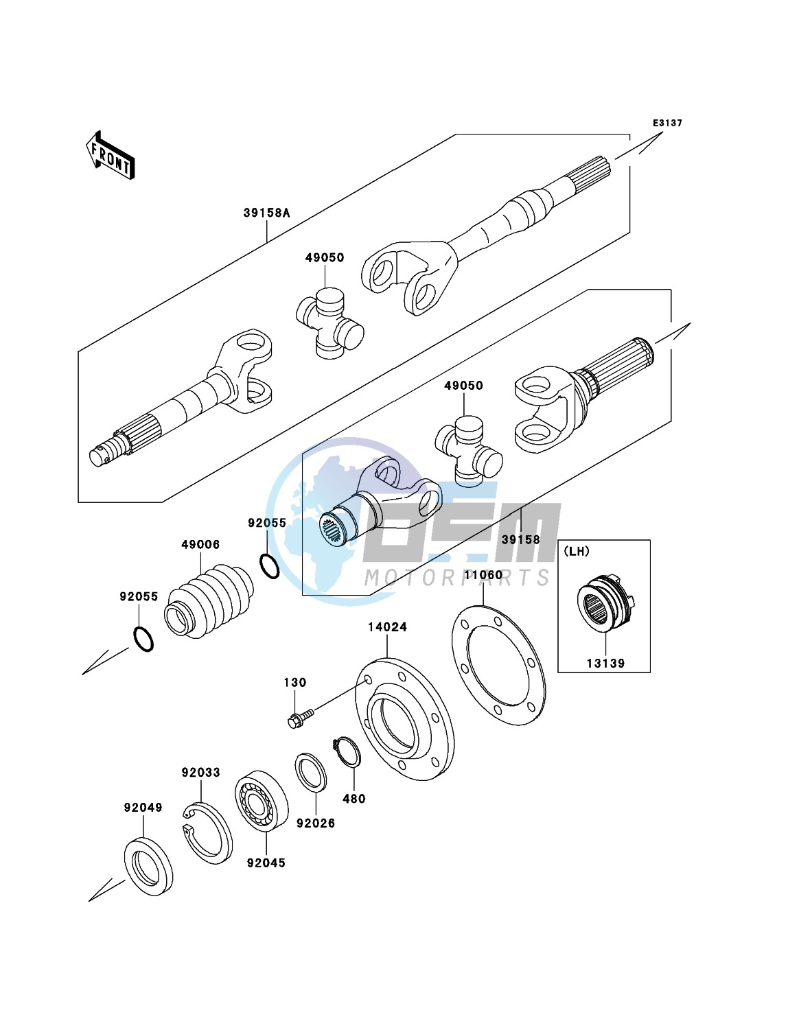 Drive Shaft-Rear