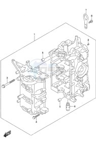 DF 25A drawing Cylinder Block