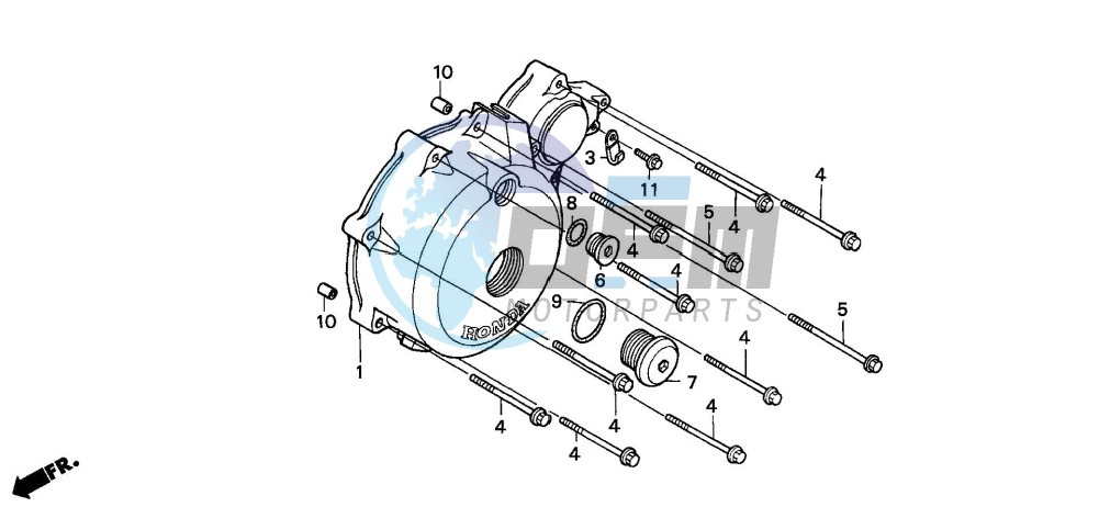 LEFT CRANKCASE COVER