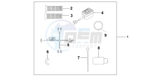 ST1300A drawing HEATED GRIPS W/TH