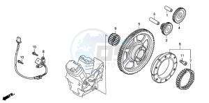 VT750CA drawing STARTING CLUTCH