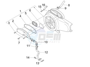 LX 50 4T-4V USA drawing Secondary air box