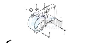 TRX90 SPORTRAX 90 drawing LEFT CRANKCASE COVER