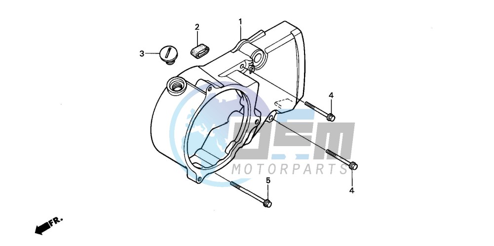 LEFT CRANKCASE COVER