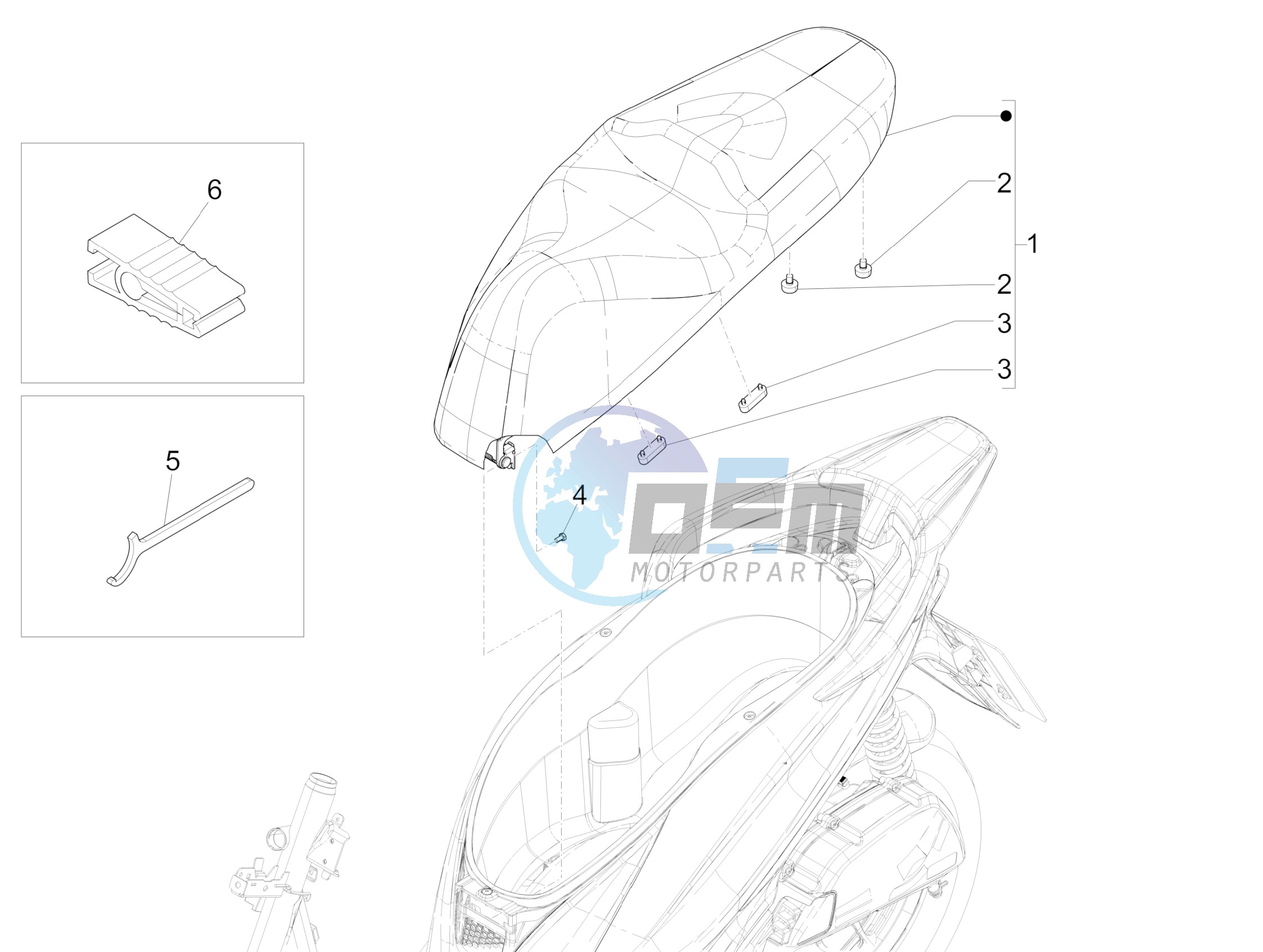 Saddle/seats