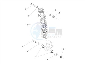 RX 125 E4 (EMEA) drawing Shock absorber