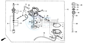 NH80MD drawing CARBURETOR