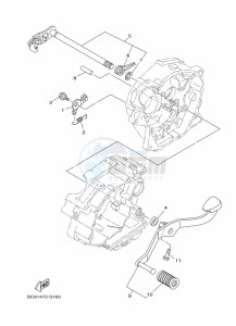 YBR125E YBR125 (BN9C) drawing SHIFT SHAFT