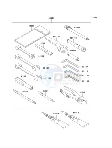 ZX 1200 B [NINJA ZX-12R] (B1-B4) [NINJA ZX-12R] drawing OWNERS TOOLS