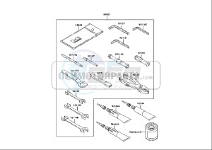 ZX-10R NINJA - 1000 cc (EU) drawing OWNER TOOLS