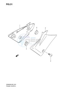 SV650S (E2) drawing FRAME COVER