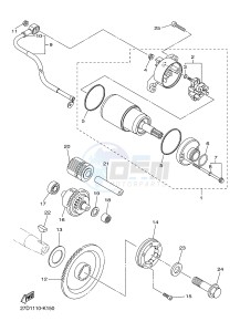 XVS1300A MIDNIGHT STAR (11C9) drawing STARTER