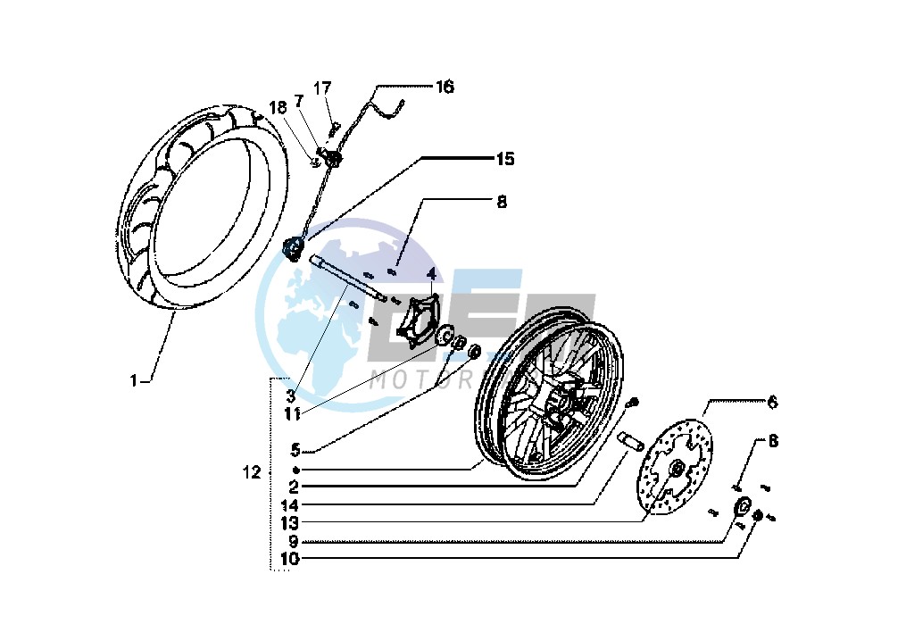 Front wheel