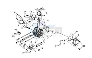 VS125S drawing CYLINDER HEAD CPL   / THERMOSTAT