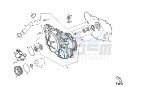 SENDA R-SM DRD RACING - 125 CC VTHDR2A1A VTHDR1A1A 4T drawing COVER, CLUTCH