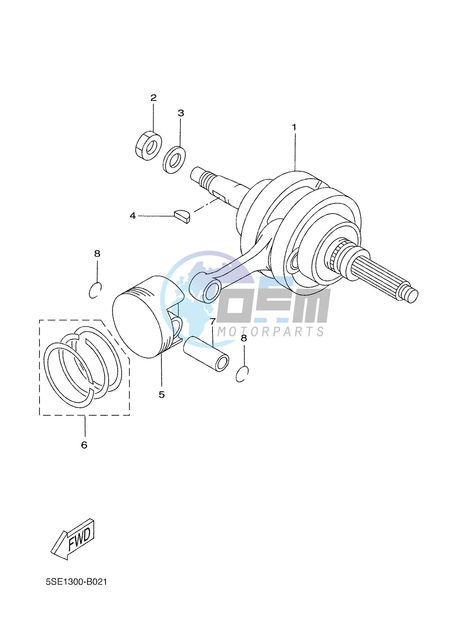 CRANKSHAFT & PISTON