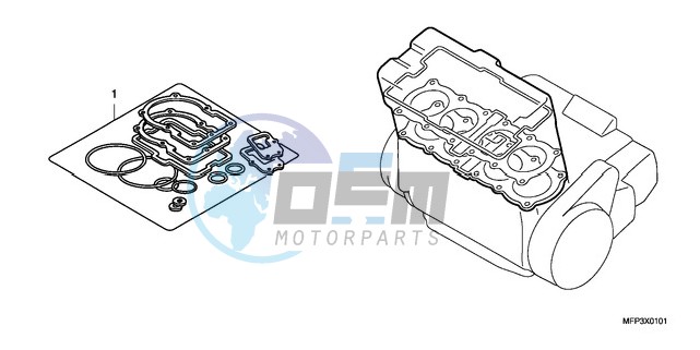 GASKET KIT A (CB13009/S9/A9/SA9)