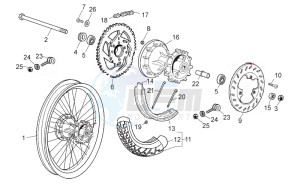 RX-SX 50 1000 drawing Rear Wheel