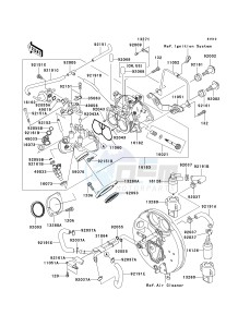 VN 1600 B [VULCAN 1600 MEAN STREAK] (B6F-B8FA) B6F drawing THROTTLE