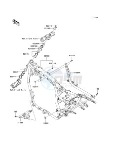 VN 1700 E [VULCAN 1700 CLASSIC] (9G-9FA) E9F drawing FRAME