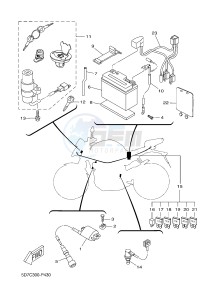 MT125 MT-125 (5D7L 5D7L 5D7L 5D7L) drawing ELECTRICAL 1