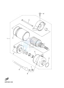 FJR1300A FJR1300A ABS (1MCN) drawing STARTING MOTOR