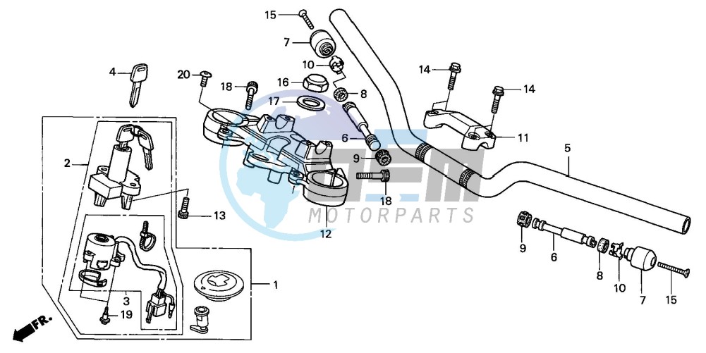 HANDLE PIPE/TOP BRIDGE