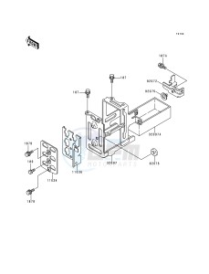 KZ 1000 P [POLICE 1000] (P15-P19) [POLICE 1000] drawing BATTERY CASE