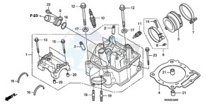 CRF450RA Australia - (U) drawing CYLINDER HEAD