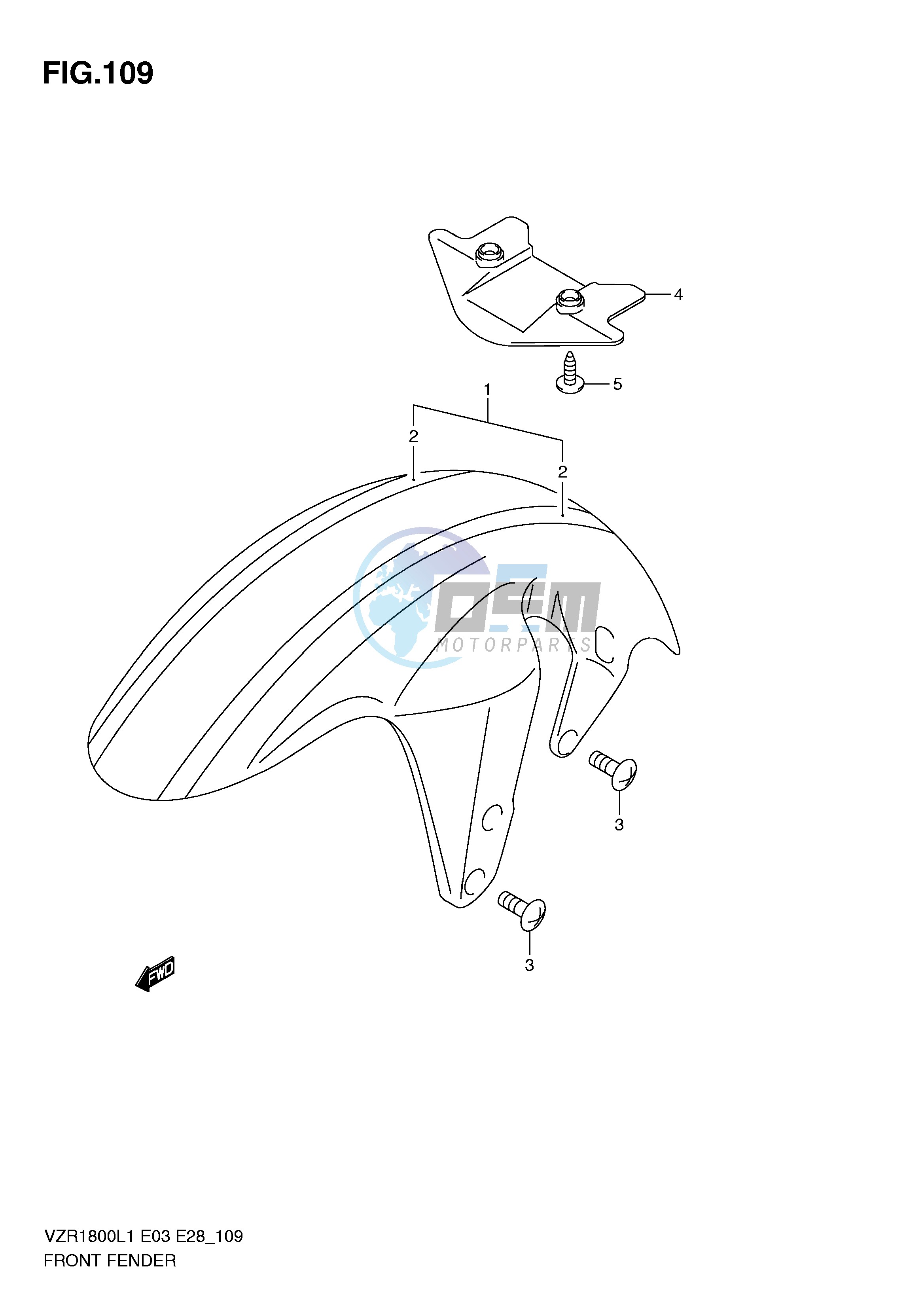 FRONT FENDER (VZR1800ZL1 E3)