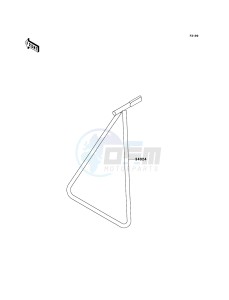 KX250F KX250-N2 EU drawing Stand(s)