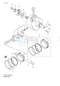 DL650 ABS V-STROM EU-UK drawing CRANKSHAFT